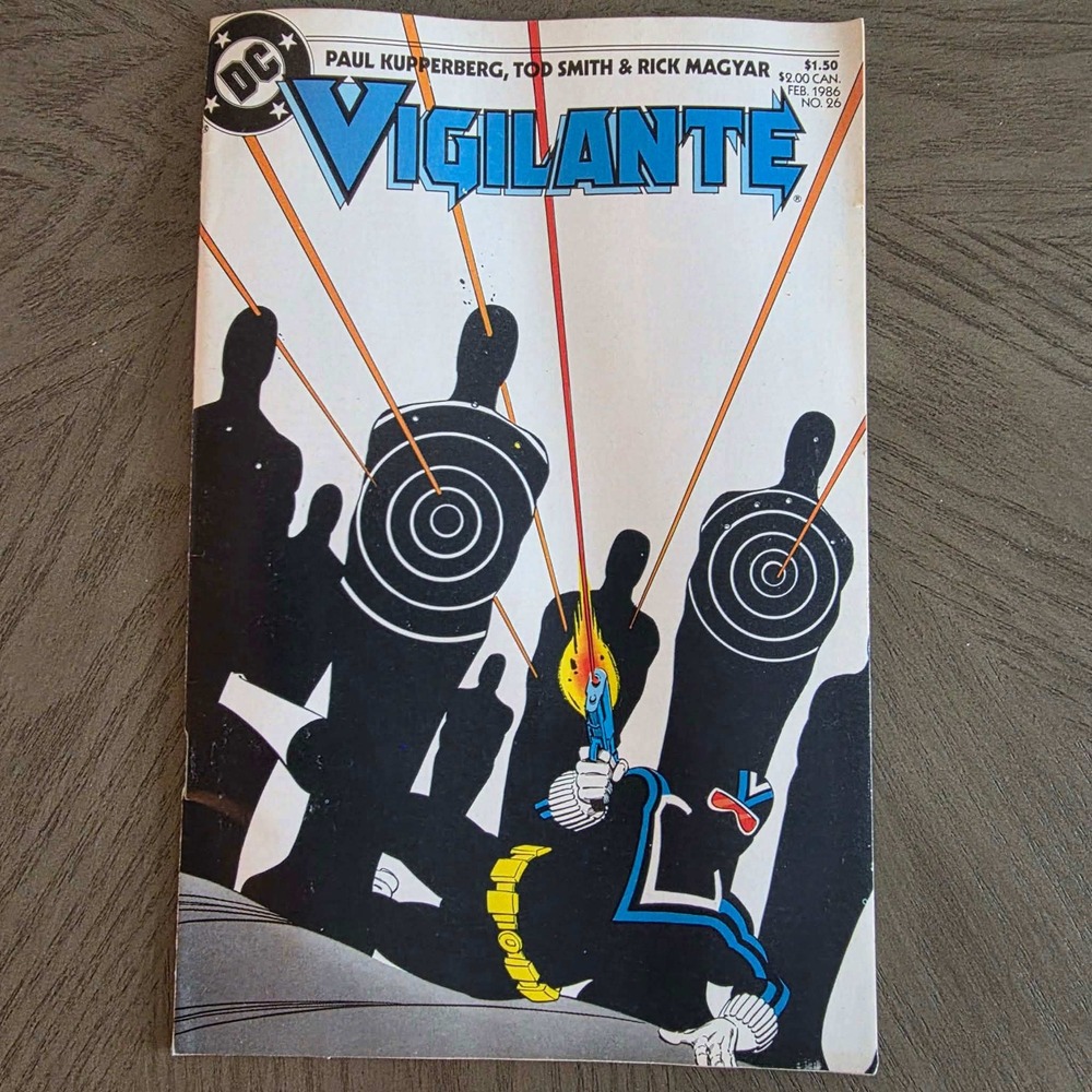 Vigilante 26 DC Comics Feb 1986 Paul Kupperberg Tod Smith Copper Age Comic Book
